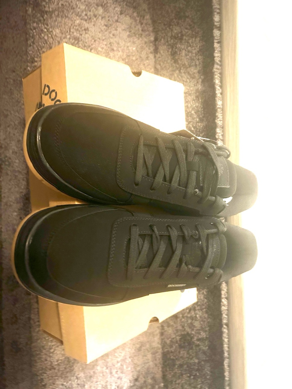 Dockers Men's Black Low-Top Casual Sneakers - Picture 2 of 4
